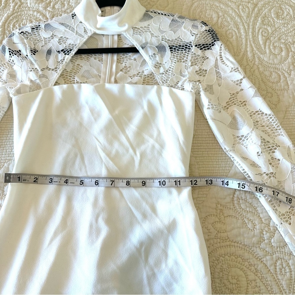 NWT NOOKIE designer party dress - lady lace midi, size S - Picture 8 of 8